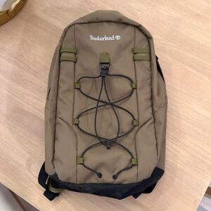 Timberland Olive Tan Backpack with Black Base